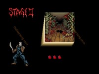 une photo d'Ã©cran de Splatterhouse sur FM TOWNS Marty